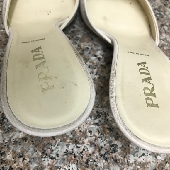 Prada leather buckled kitten heeled mules - Picture 12 of 13